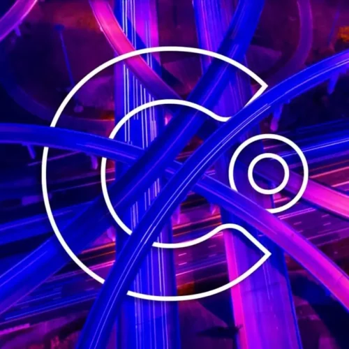 Clear Digital C logo over an abstract background representing AEM migration process for B2B websites