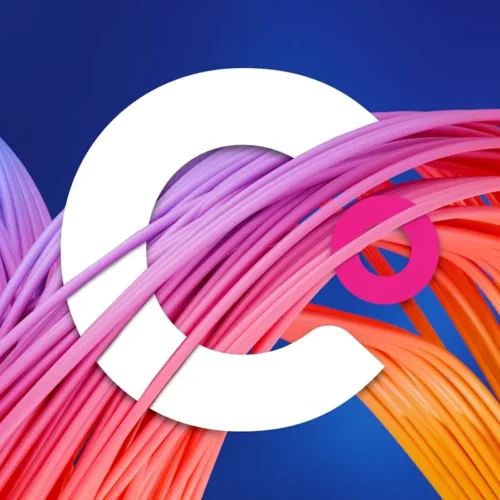 White Clear Digital “C” logo on an abstract background, representing insights on B2B headless CMS trends and modern web architecture.