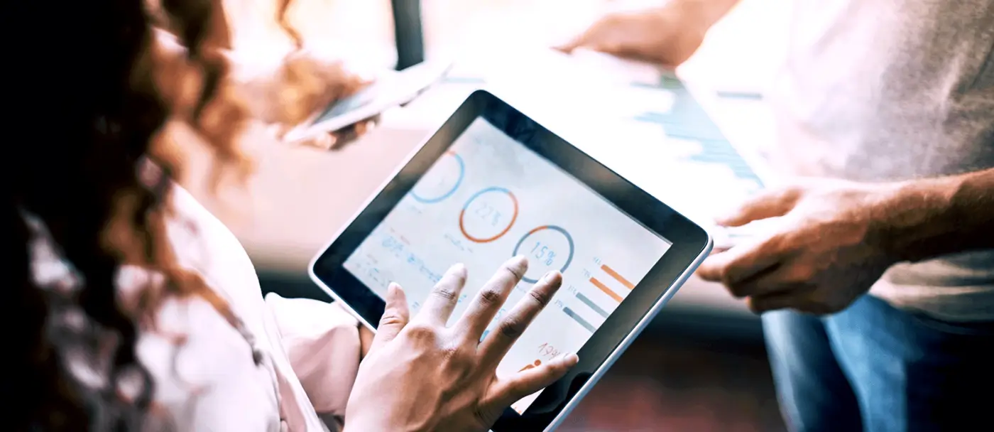 Showing analytics on iPad