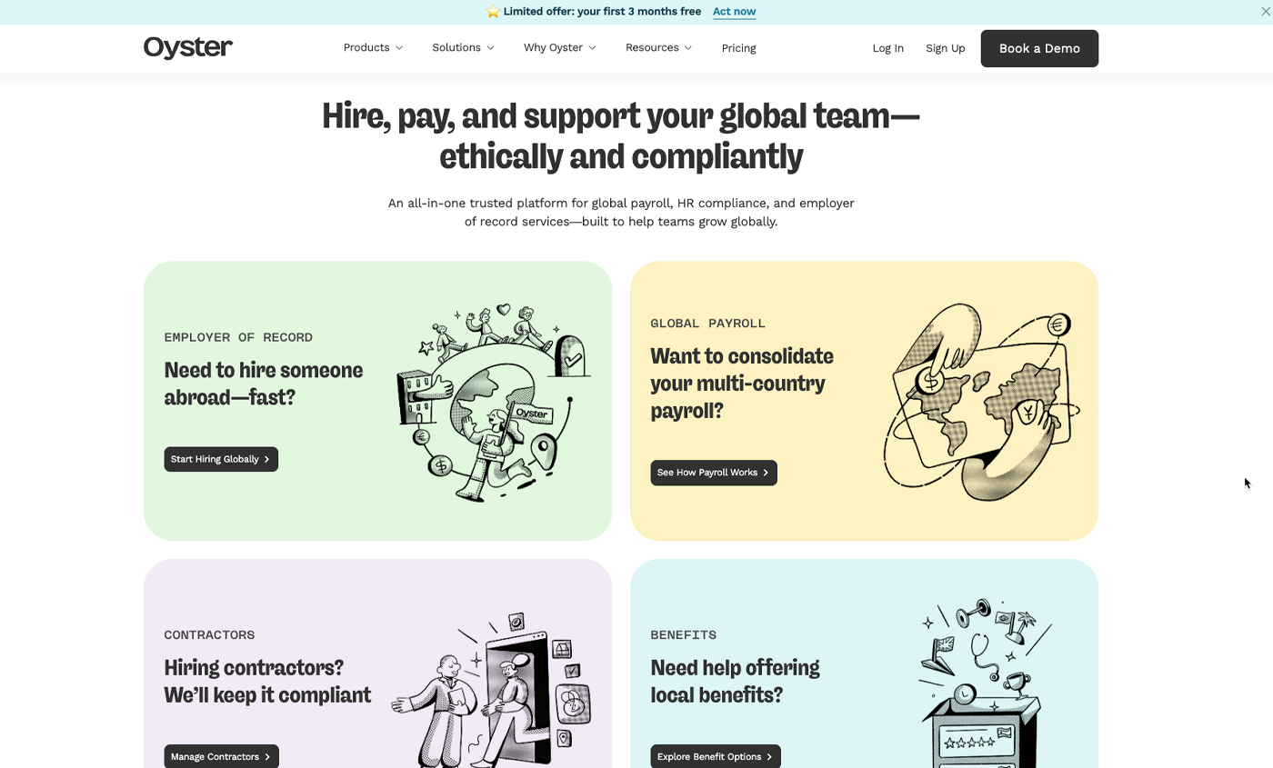 Trending retro design style for B2B websites